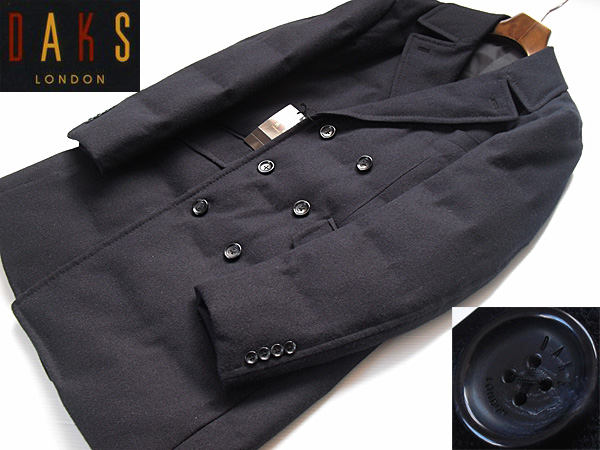 【新品】18万 ダックス DAKS LONDON 最高級羊毛ダウンコート 5/M