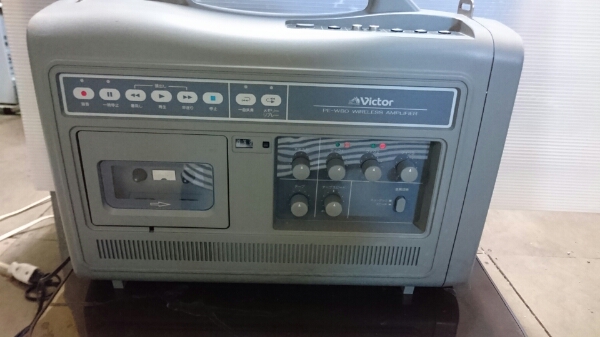 Victor★ワイヤレスアンプ(ポータブルカセット)★PE-W80