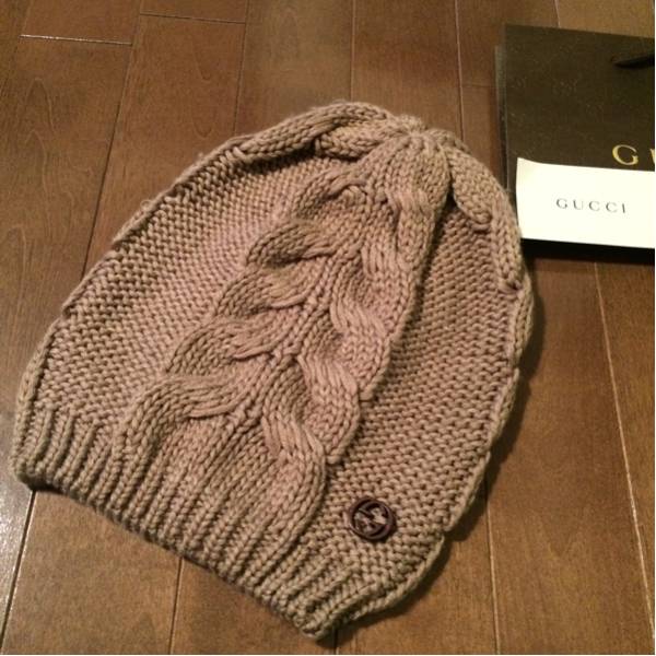 ニット帽 GUCCI ビーニー - GUCCI(グッチ) グッチ ニットキャップ 