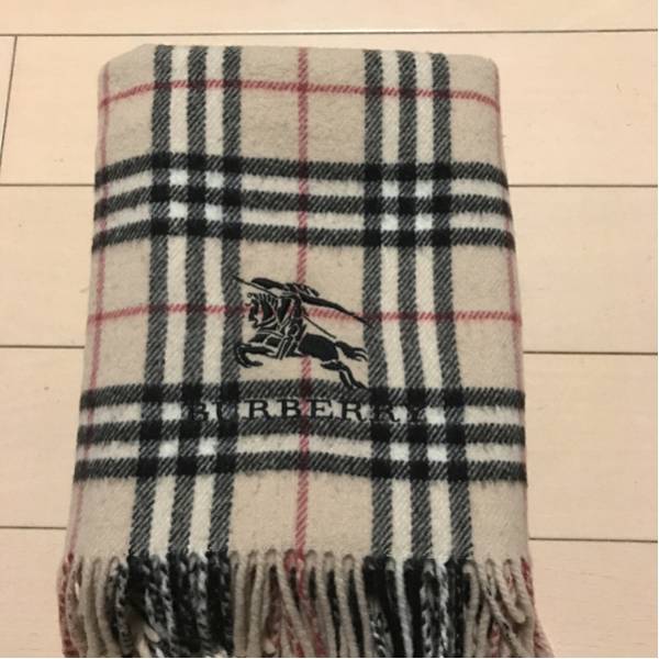 バーバリー膝掛け掛け、ウール100％、中古 90s バーバリーズ Burberrys