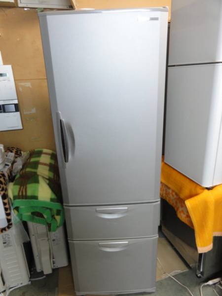 National/大型冷蔵庫/NR-C37DY-S/03年製/動作品/ファミリー(300 