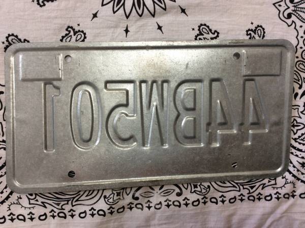 ◆アメリカ ナンバープレート◆ライセンス プレート◆◆◆77◆◆_2