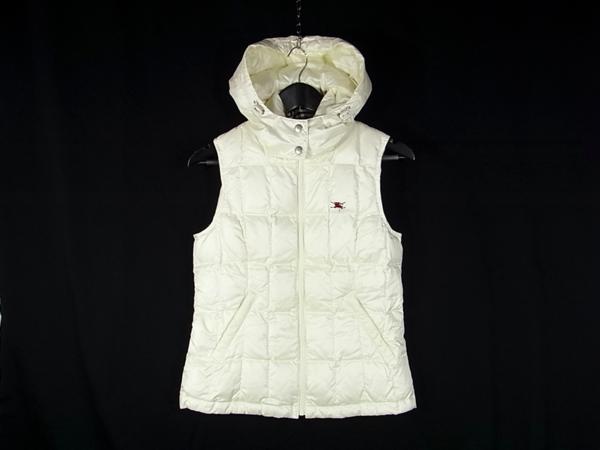 □BURBERRY GOLFバーバリーゴルフ フード付ダウンベスト M