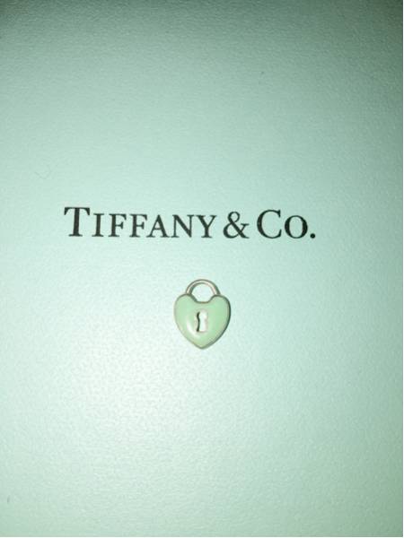 正規Tiffany ハートロック トップ エナメル ティファニーブルー
