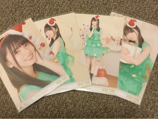 乃木坂46 サンタ 衣装 2016 会場生写真 齋藤飛鳥 4種コンプ