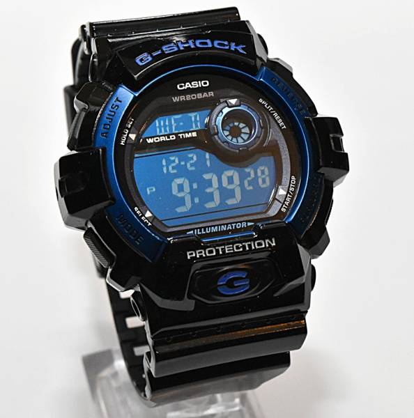 展示極美品☆G-8900A-1JF ビッグケース 電池新品 即決有 G-8900A-7JF