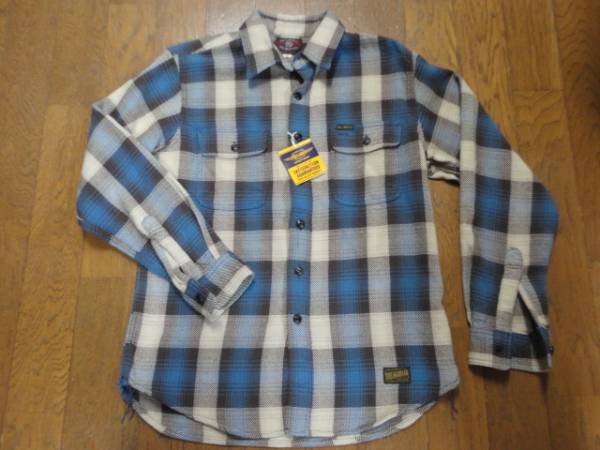 【トイズマッコイ】BLU/15 ネルチェックワークシャツ TMS1619　レターパックライト無料