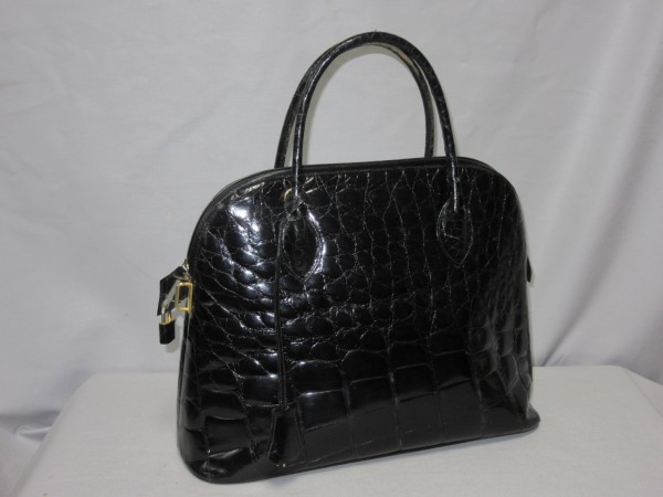 【I874】ZAGLINIザリアーニ◇本革 ハンドバッグ 鍵付 イタリア製