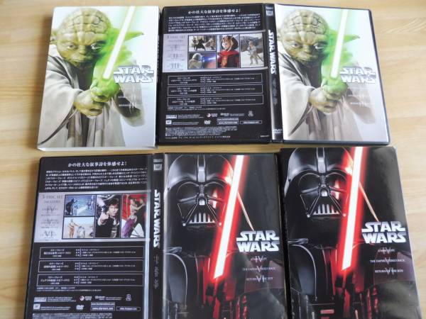 スターウォーズ 美品DVD 国内正規品Ⅰ~Ⅵ STAR WARS 切手など可