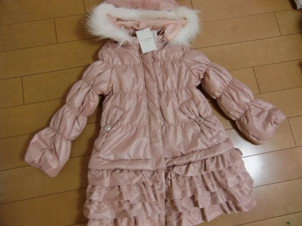 新品★any fam ダウン風コート 3WAY★130