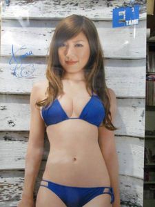 等身大水着ポスター】熊田曜子/月刊エンタメy109