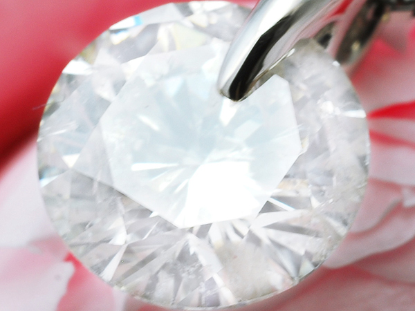 [初売り1円]377万『存在感が光る1.621ct』H/I1/EXダイヤネック鑑