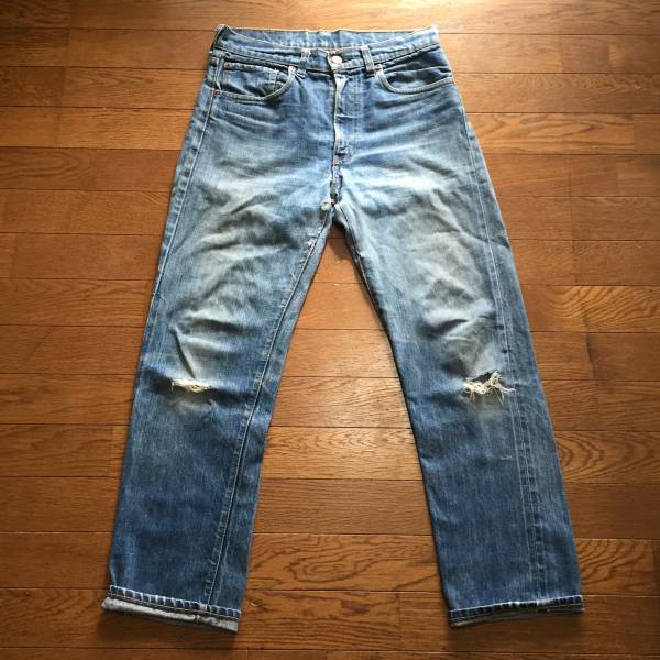 vintage levi's 505 66前期 シングル 赤耳付き オリジナル