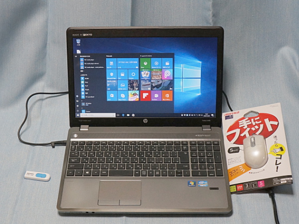 PC/タブレット 数量限定無線マウスセット Windows10搭載 ノートPC HP 4540S