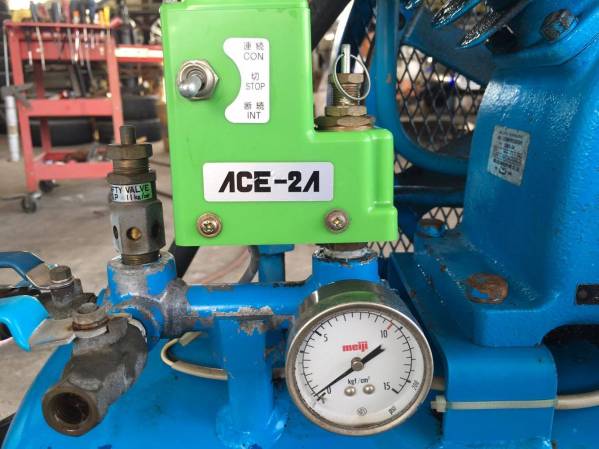 明治 G-22K エアーコンプレッサー（C390） 200V3相 2.2kw 公式 MEIJI 