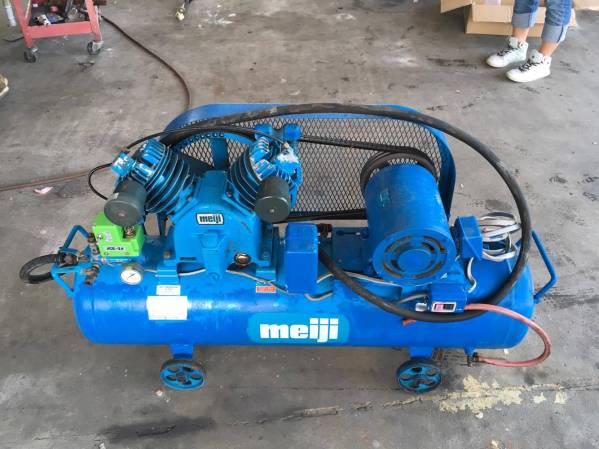 明治 G-22K エアーコンプレッサー（C390） 200V3相 2.2kw 公式 MEIJI 