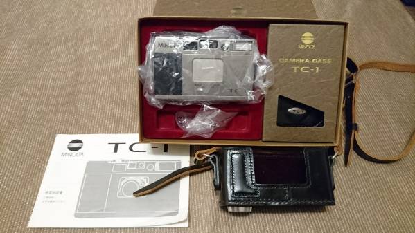 美品☆平井製作所ケース付☆ MINOLTA ミノルタ TC-1 28mm F3.5