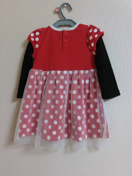 ミニー なりきり ワンピ 110 ドレス 長袖 ディズニー ハロウィン コスプレ 仮装 110 105 114cm 売買されたオークション情報 Yahooの商品情報をアーカイブ公開 オークファン Aucfan Com