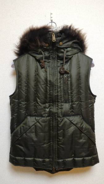 【 RALPH LAUREN 】 ラルフローレン ダウンベスト リアルファーM