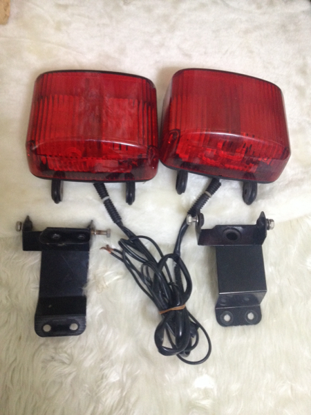 パトライトLAB-12F/12T 12V LED前方赤色灯警告灯 サイレンアンプ  