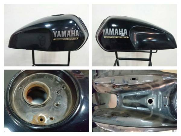 XJR400 黒タンク 錆び無し