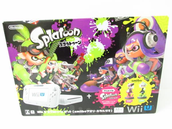 Wii U スプラトゥーンセット amiiboアオリ ホタル付き 32GB 商品 1円スタート 7586(Wii U本体)｜売買された ...