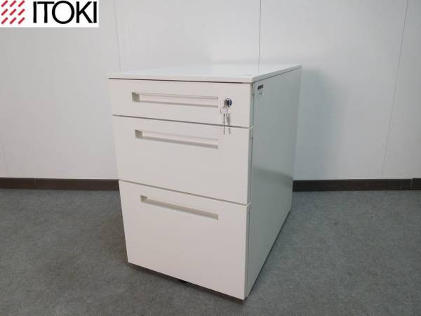 ■未使用■イトーキ　CZRデスク　ワゴン 3段　美品