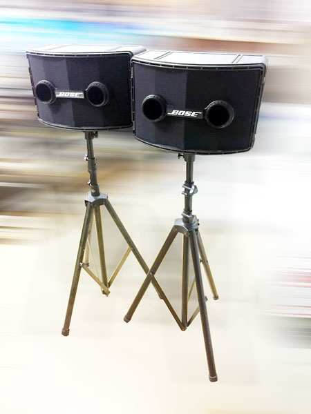 RTOWN ○BOSE スピーカー 802-2 802-Ⅱ ペア 蓋付 スタンドセット ROLAND SS-115A