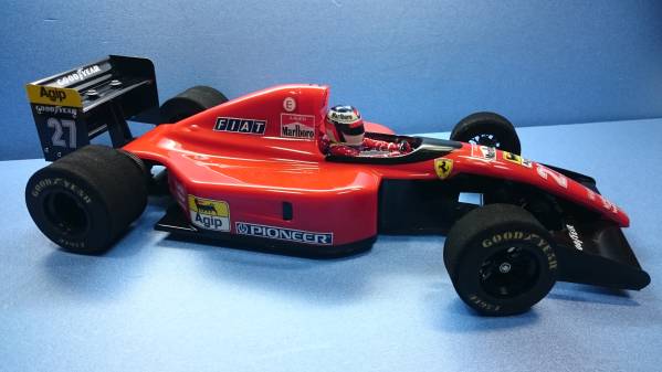 希少 タミヤ F103・F104W フェラーリ 643 J・アレジ ボディー 10年越し