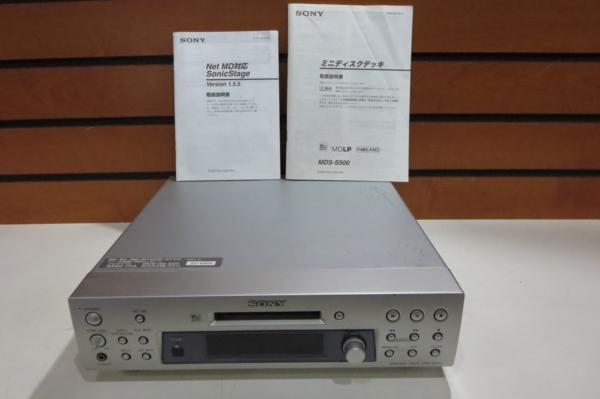 【希少】SONY ソニー MDS-S500 Net MD対応 リモコン付き 希少】SONY ソニー MDS-S500 Net MD対応 リモコン付き 希少】SONY