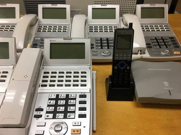 NTT　αNX Mタイプ主装置　スター配線　電話機7台セット