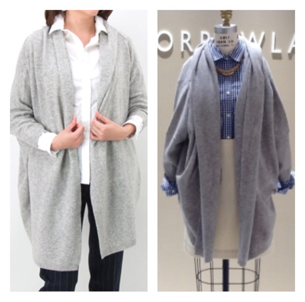 トゥモローランドMACPHEEウールカシミヤマントカーディガン1.8万