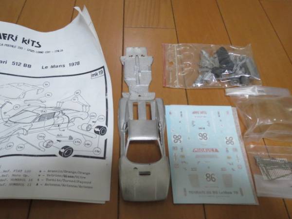 MERI KITS RESIN KIT 1/43 UNBUILT - FERRARI 512BB - CROCKFORD's 23e ASS LE MANS | #1906434457