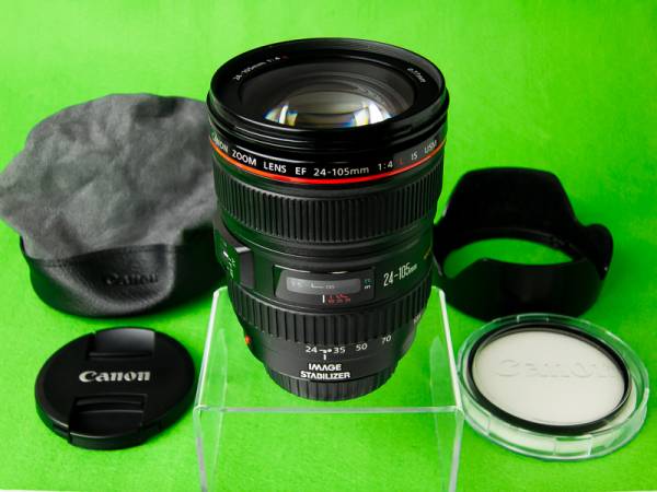 極美/プロテクター付 Canon EF 24-105mm F4L IS USM Amazon.com