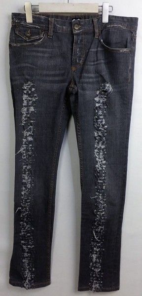 DOLCE&GABBANA ドルチェ＆ガッバーナ ハードクラッシュ 加工デニム 
