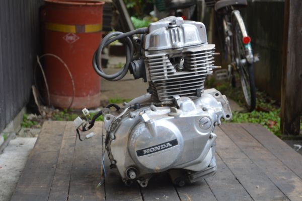 当時物 純正 CB250N エンジンASSY 6速 CB400N CB250T ホーク3 N