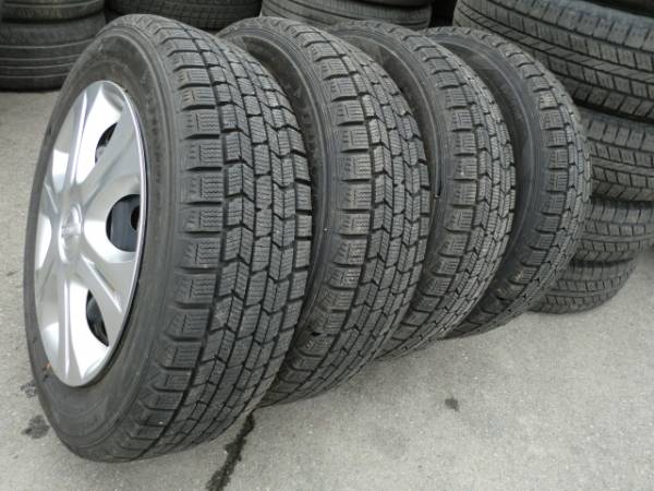 溝いっぱい！日産 純正ホイール+175/65Ｒ14　スタッドレスタイヤ　4本セット　ノート