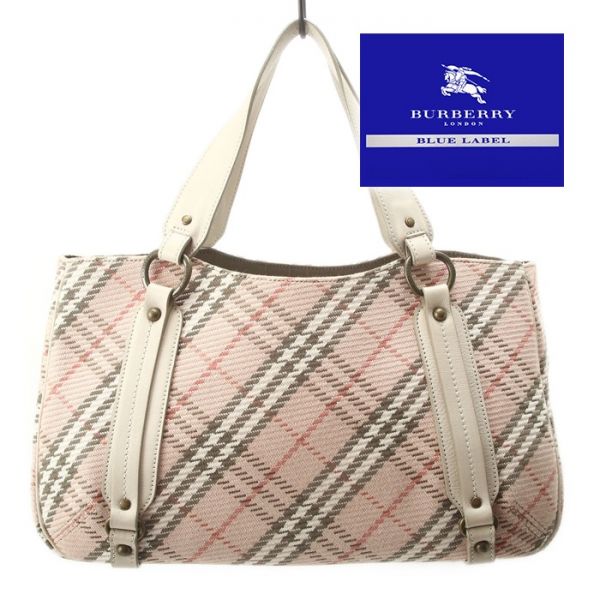 BLUE BURBERRY LABEL（ハンドバッグ）のフリマアイテム一覧 バーバリー