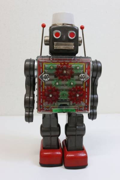 堀川玩具 ブリキ マシン ギア ロボット MACHINE ROBOT 箱あり