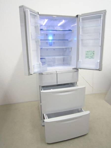 美品 ！MITSUBISHI 三菱 ミツビシ565L フレンチ6ドア冷蔵庫 MR-E57S 