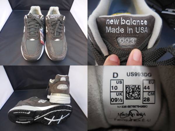 28cm NEW BALANCE US993DG ニューバランス 新品 USA製 GL 990 1500 998 