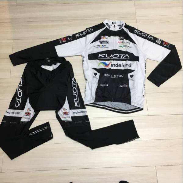 定番人気，安い 長袖メッシュ KUOTA レプリカサイクルウェア 上下セット Lサイズ(Lサイズ)｜売買されたオークション情報、yahooの商品情報をアーカイブ公開 - オークファン 男性用