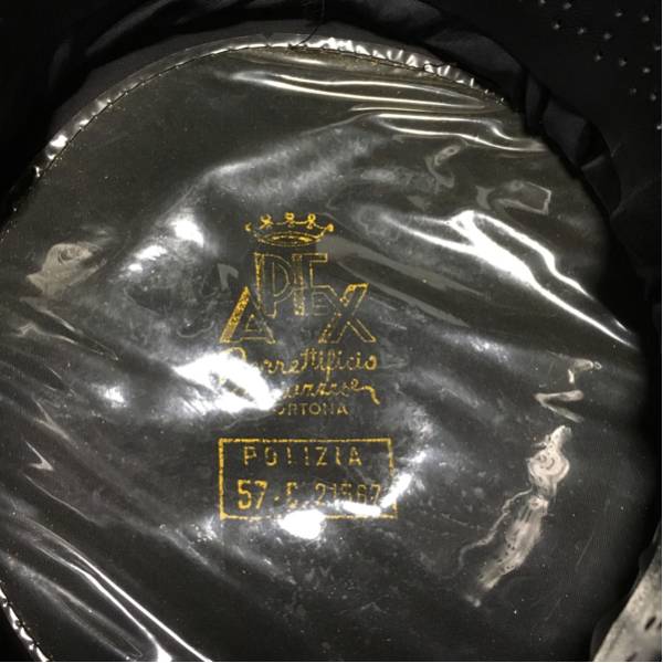 イタリア 国家警察 Polizia 制帽 徽章付き イタリア軍 制服 POLICE