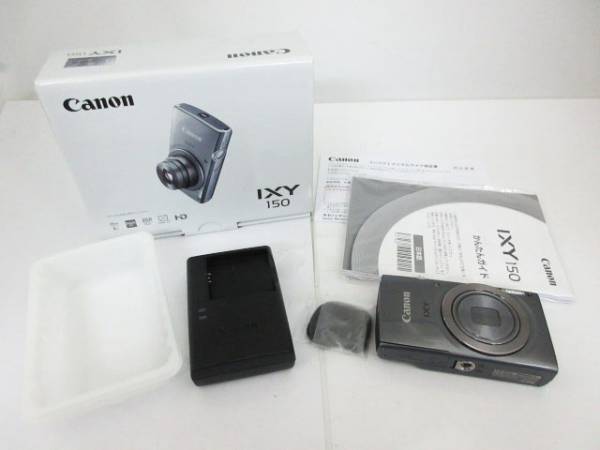 【デジカメ】デジタルカメラ★キャノン IXY150★光学8倍ズーム★美品★付属有★