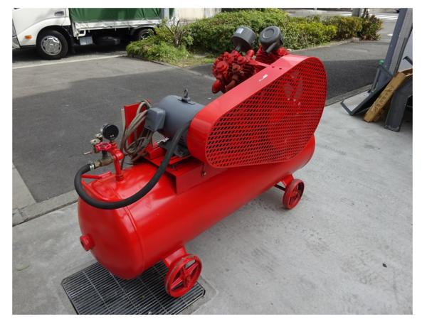 富士コンプレッサー 3.7kw 5馬力 エアコンプレッサー W-35 三相・200V 