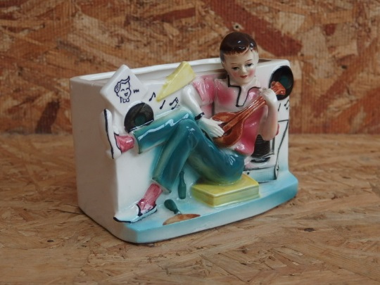 ■ビンテージ■陶器 プランター ロカビリー ロック