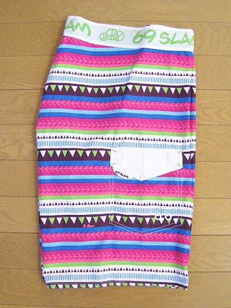 新品●69SLAMサーフパンツ ボードショーツ[30]EthnicPink 海パン ロックスラム