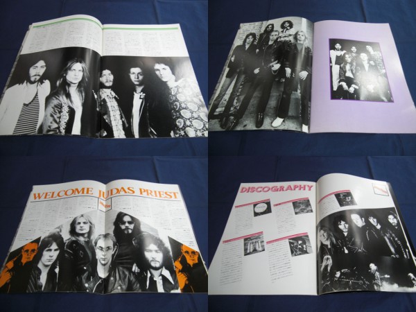 Judas Priest 78 日本公演パンフ ジューダスプリースト ジューダス・プリースト 1978年来日公演・コンサート・パンフレット