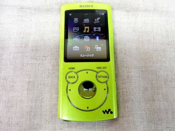 K2300N◆ソニー ウォークマン NW-S764 黄緑 8GB◆中古◆