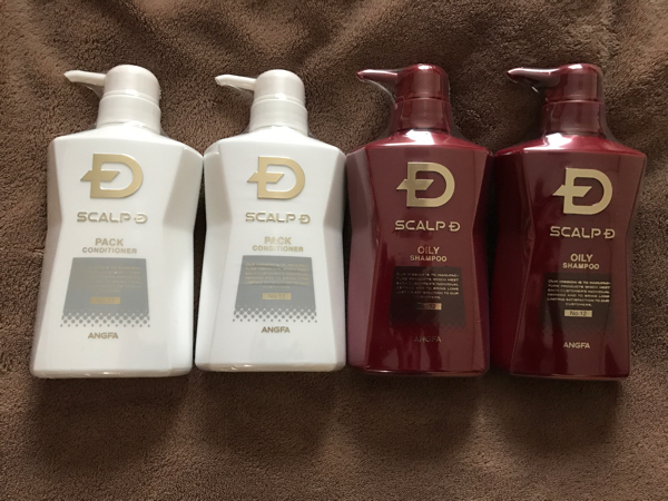 ●新品 スカルプD シャンプー(オイリー)2本 + コンディショナー 2本 即決！